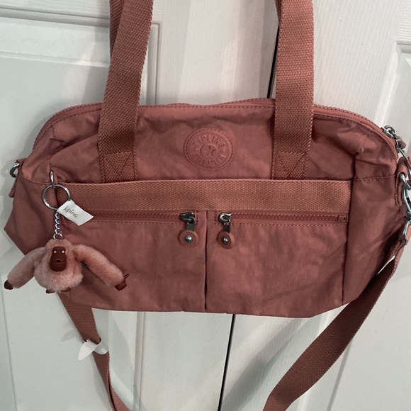 Kipling Bags Kipling Klara Satchel Tote Color Kind Rose Poshmark
